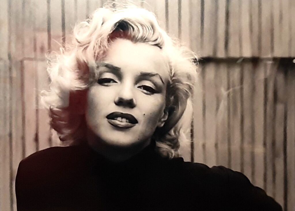 Marilyn Monroe op de tentoonstelling ‘Marilyn’ in het Groningse Forum