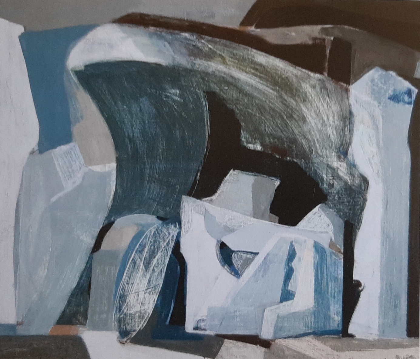Een samenscholing van abstracte natuurvormen